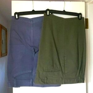 2 PAIR Dockers Khakis Shorts size 40 waist